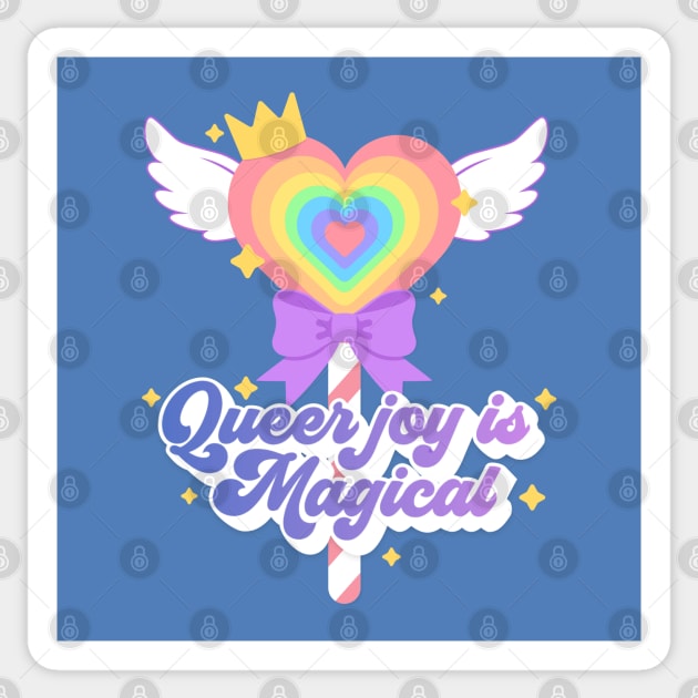 Queer joy is magical Sticker by surly space squid